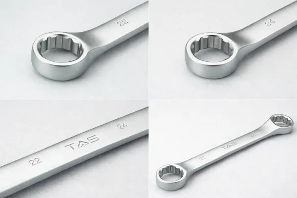 двусторонний матовый накидной ключ