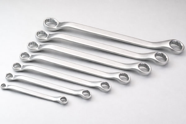 двусторонний накидной ключ с пескоструйной обработкой