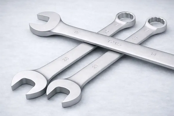 Комбинированный гаечный ключ с матовой отделкой